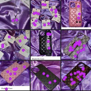 Phone cases jewelry prices crossed out ask for additional pics!